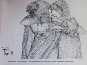 Hiddent talents: Cyril Shroff has developed a skill for charcoal sketching.