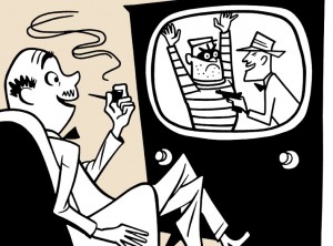 Man_smoking_and_watching_TV-tint