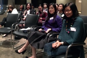 Women attend a third session of the Women in Law and Business Series organized by ACC Hong Kong and the Hong Kong Federation of Women Lawyers.