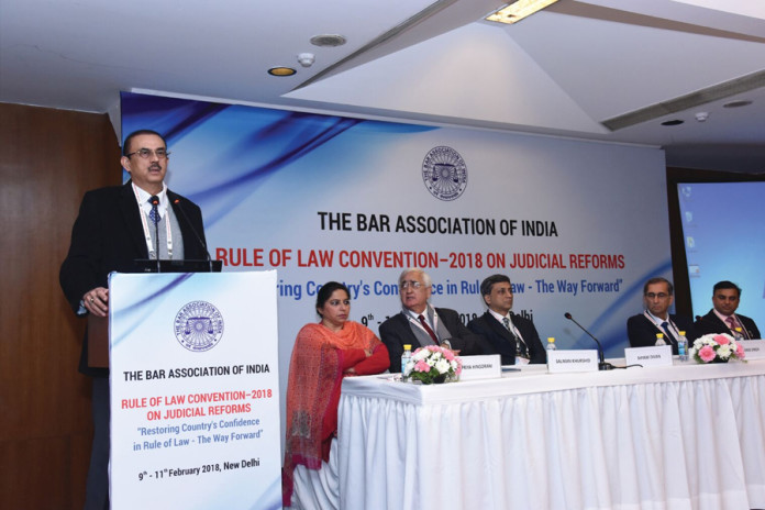 The Bar Association of India organized its annual Rule of Law conference