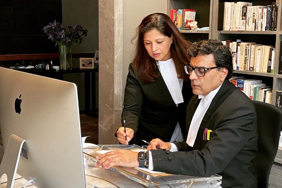 Senior advocate Vikas Pahwa attends a virtual court hearing 222