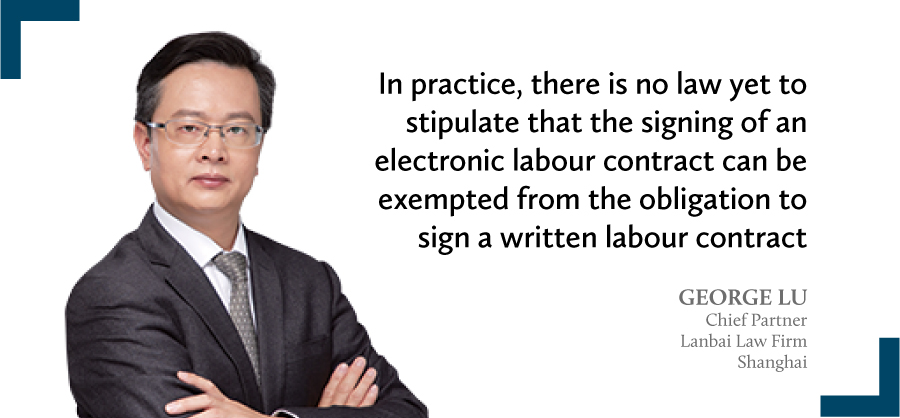 George Lu Chief partner Lanbai Law Firm Shanghai