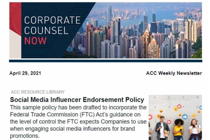 Association of Corporate Counsel HK launches AI-driven newsletter