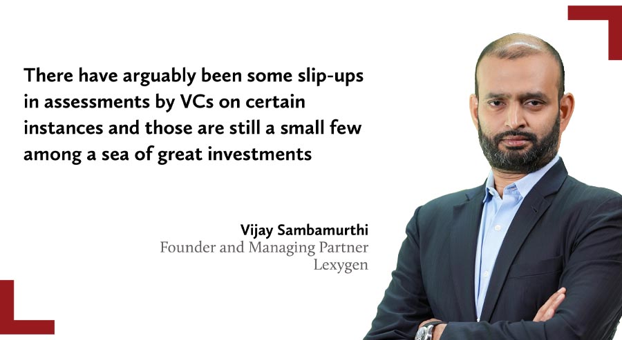 Vijay Sambamurthi, Growing pains in startup crib