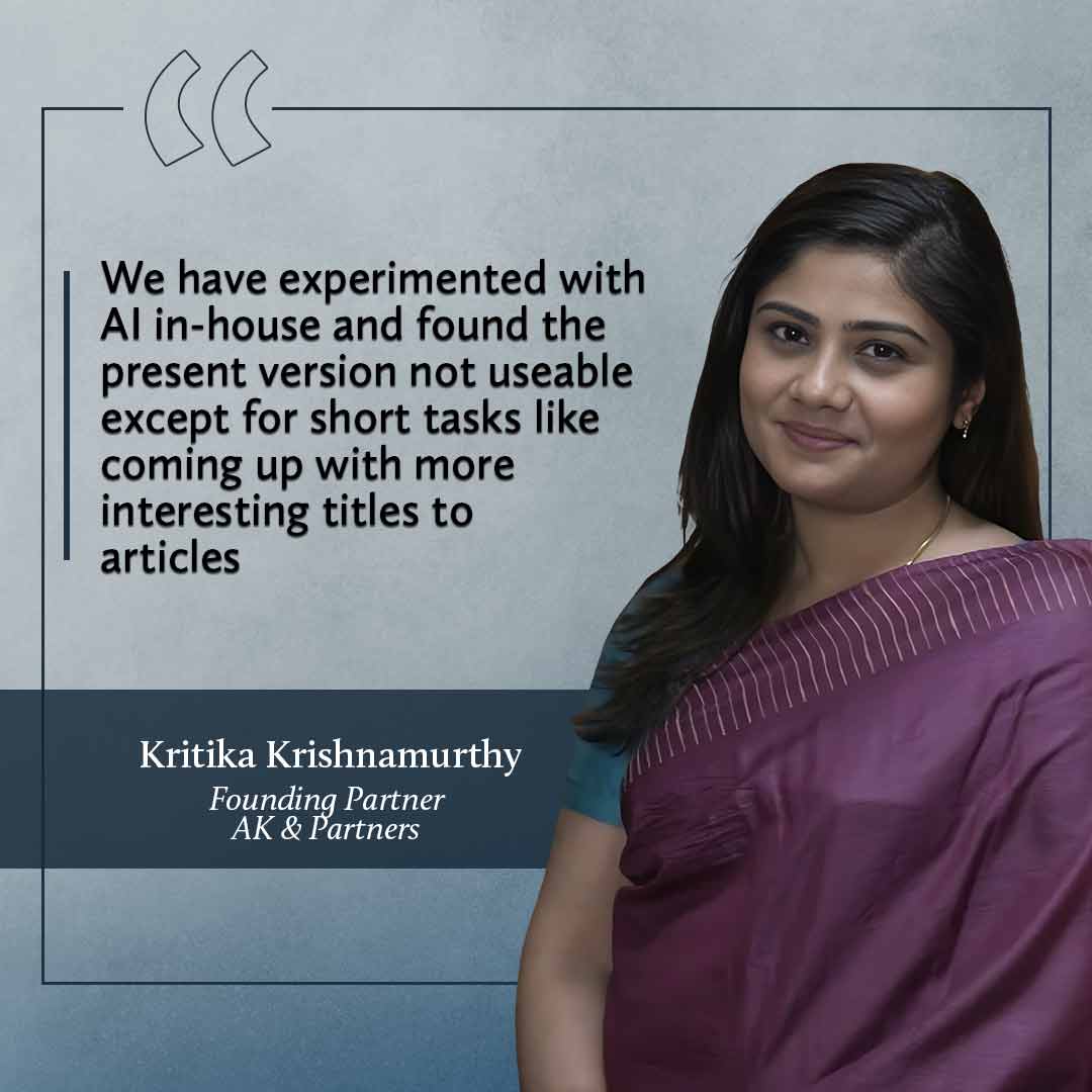 Kritika Krishnamurthy, AK & Partners