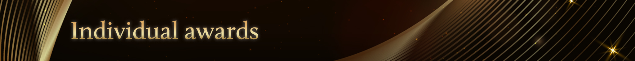 Individual awards (Subheader)