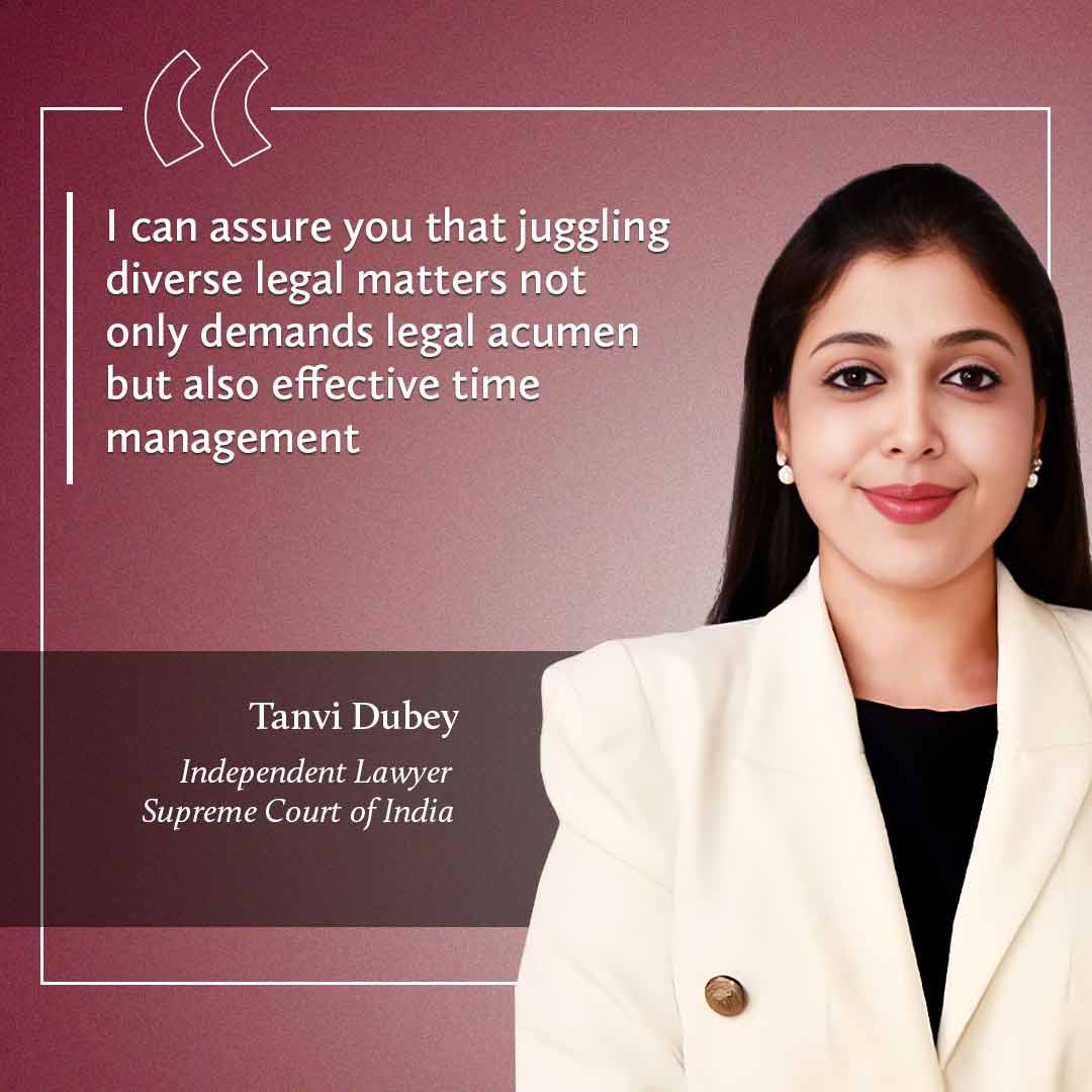 Tanvi Dubey, Supreme Court of India