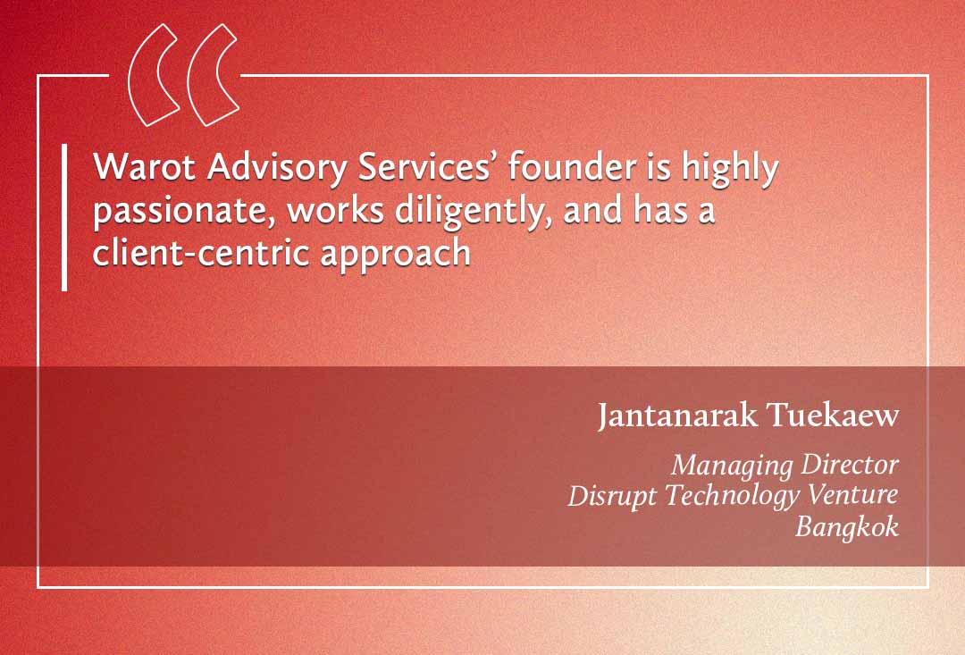 Jantanarak Tuekaew, Disrupt Technology Venture