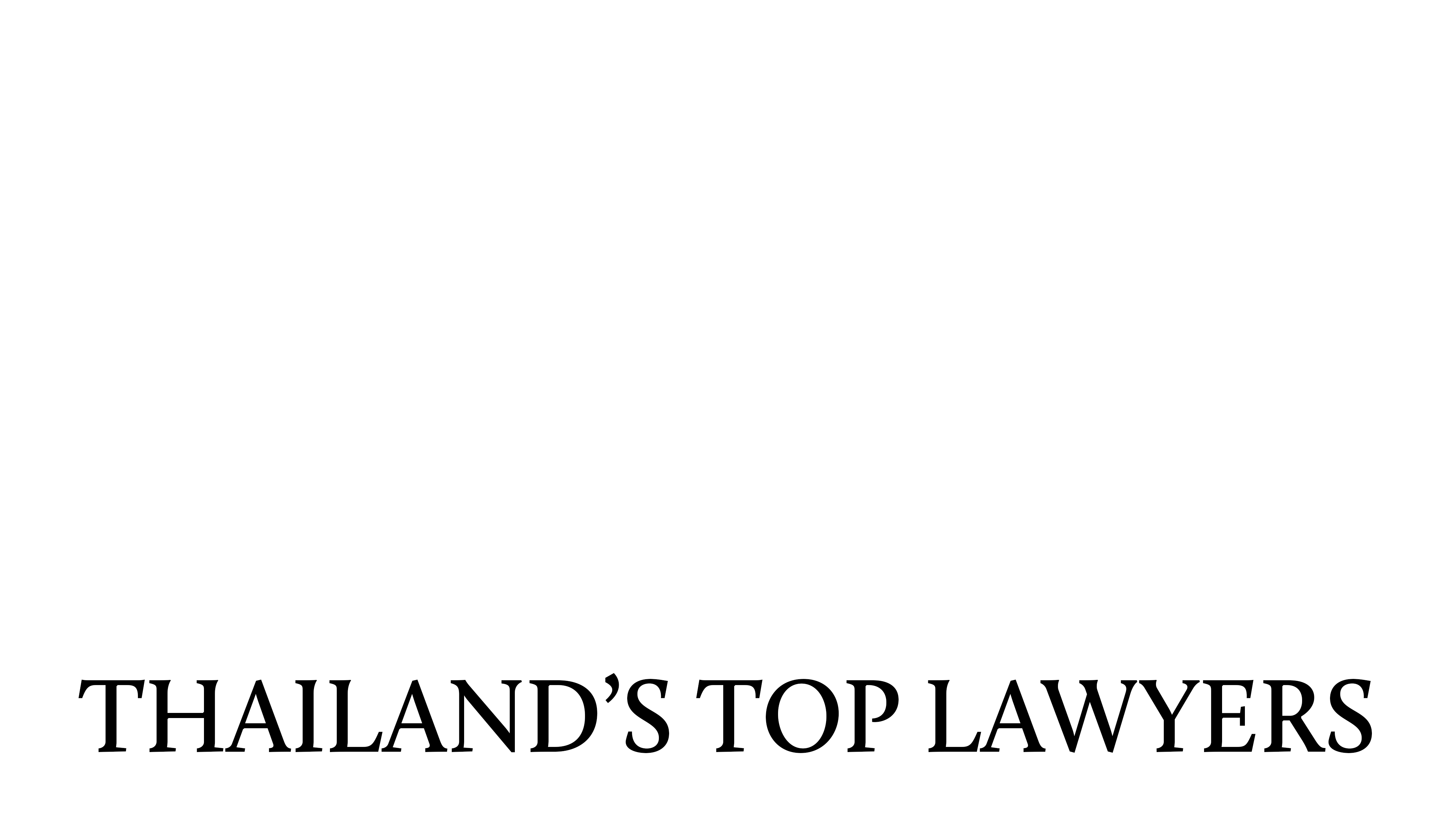 Asia Business Law Journal Thailand's The A-List 2024