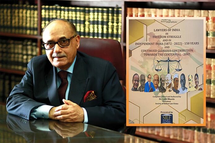 Lalit-Bhasin’s-book-celebrates-lawyers-in-India’s-history Lalit Bhasin book celebrates lawyers