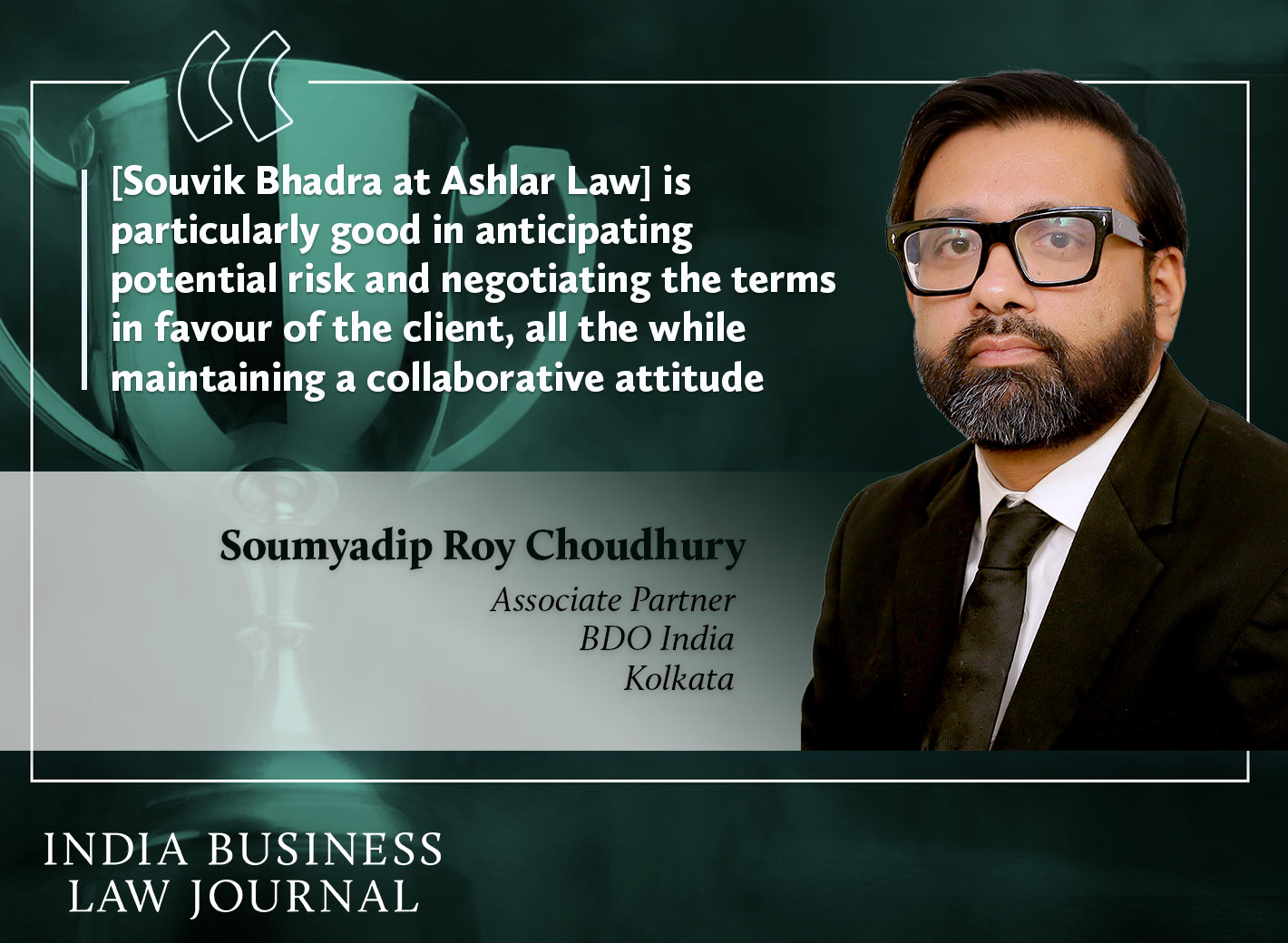 Soumyadip Roy Choudhury-quote