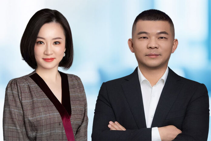 anli-partners-new-hires From left: You Bailu and Xu Haibo
