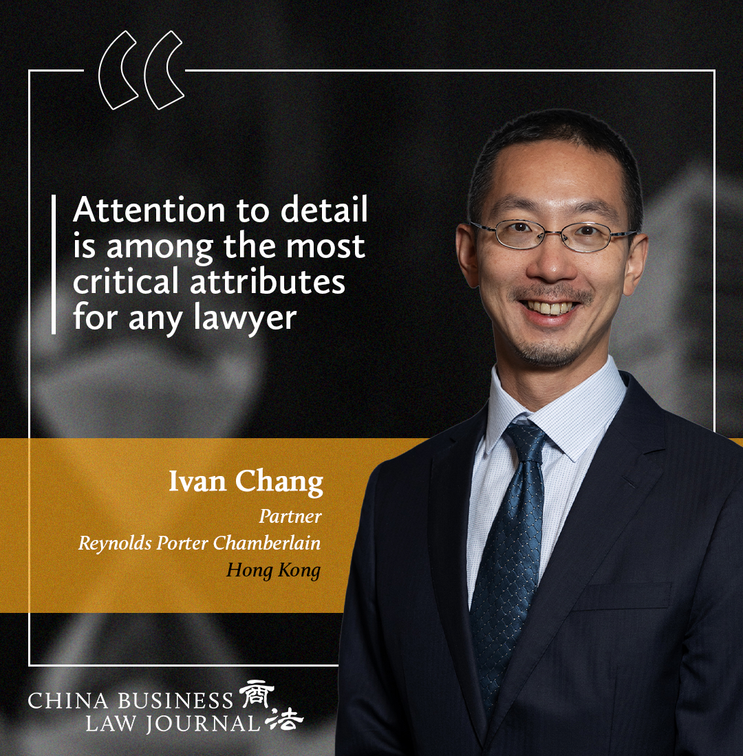 Ivan Chang, Reynolds Porter Chamberlain ENG