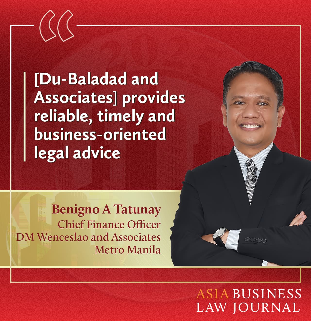Benigno A Tatunay