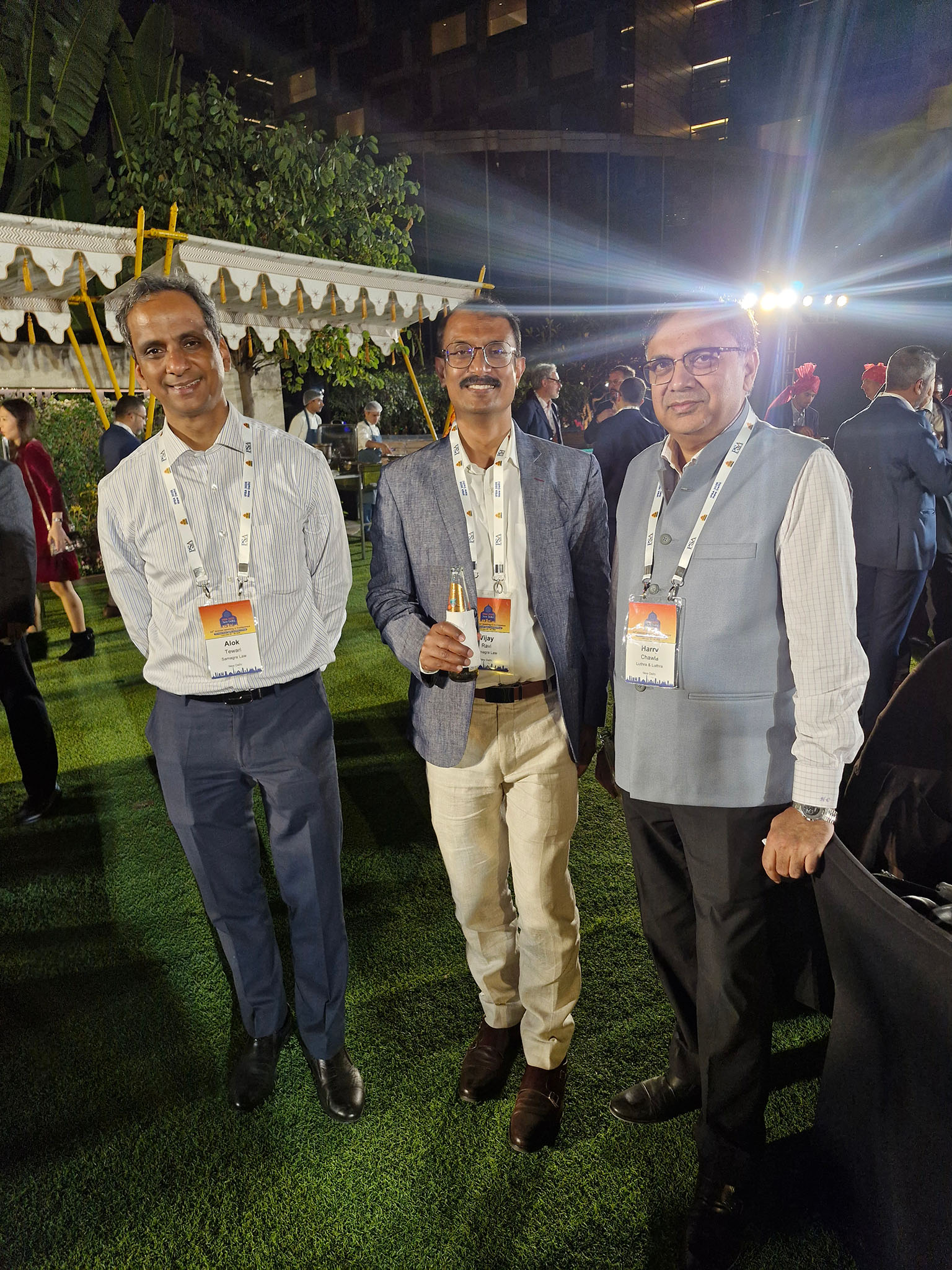 From left: Alok Tiwari, Vijay Ravi and Harry Chawla