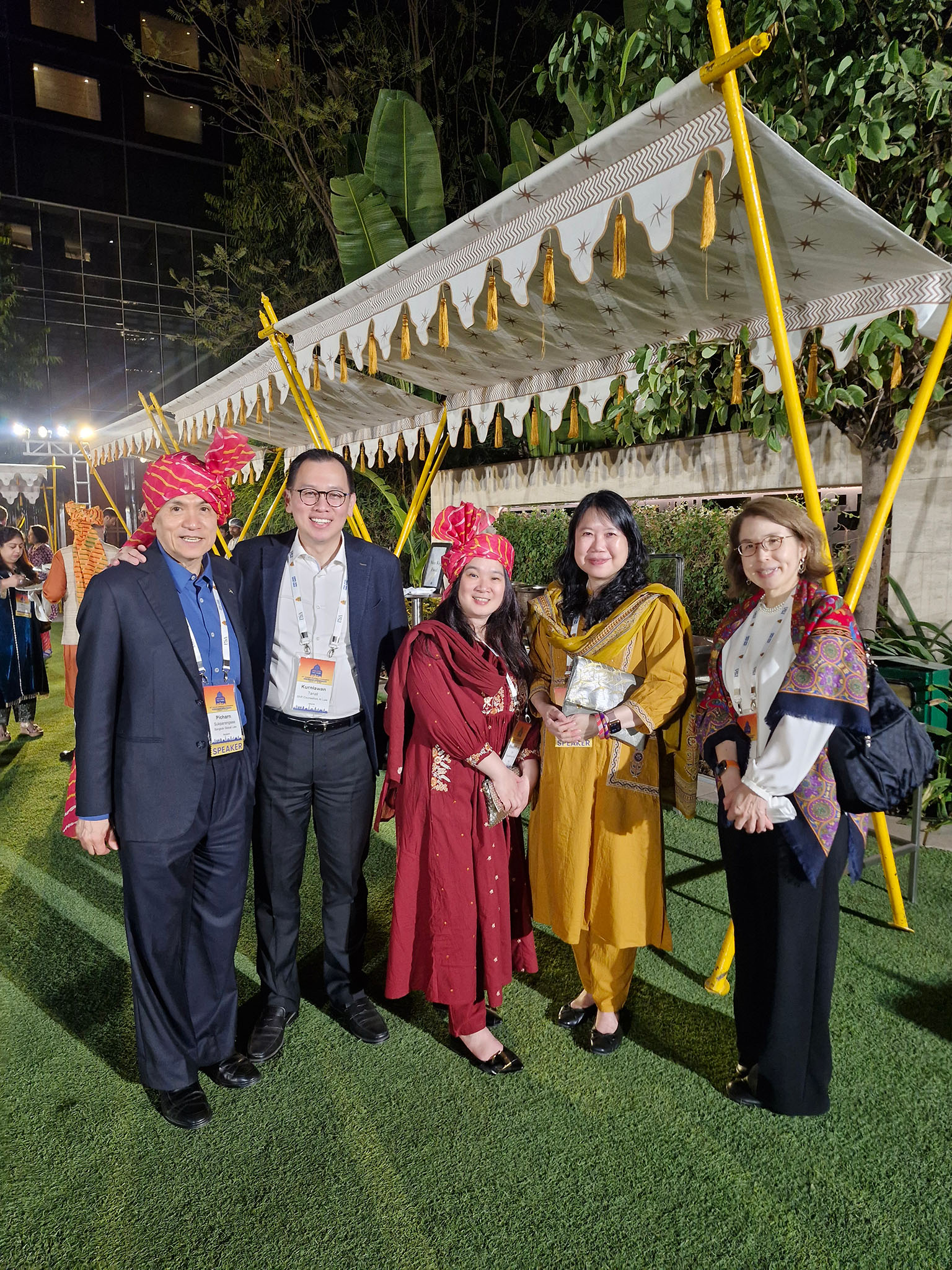 From left: Picharn Sukparangsee, partner, Bangkok Global Law in Bangkok, Kurniawan Tanzil, managing partner at SHFT, Indonesia, Shea Chyng (Sophia) Lin, partner at Primordial Law Firm, Taiwan, Tong Lai Ling, partner at Raja, Darryl & Loh, Malaysia and Yuri Suzuki, senior partner at Atsumi & Sakai, Tokyo