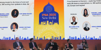 Lawyers debate work cultures: 4-day work week v 996 From left: Harold Berrier, partner at Ydès; Ajay Solanki, partner at AZB & Partners; Bj?rn Otto, partner at CMS Germany; Poorvi Chothani, managing partner at LawQuest; and Pimvimol (June) Vipamaneerut, partner at Tilleke & Gibbins