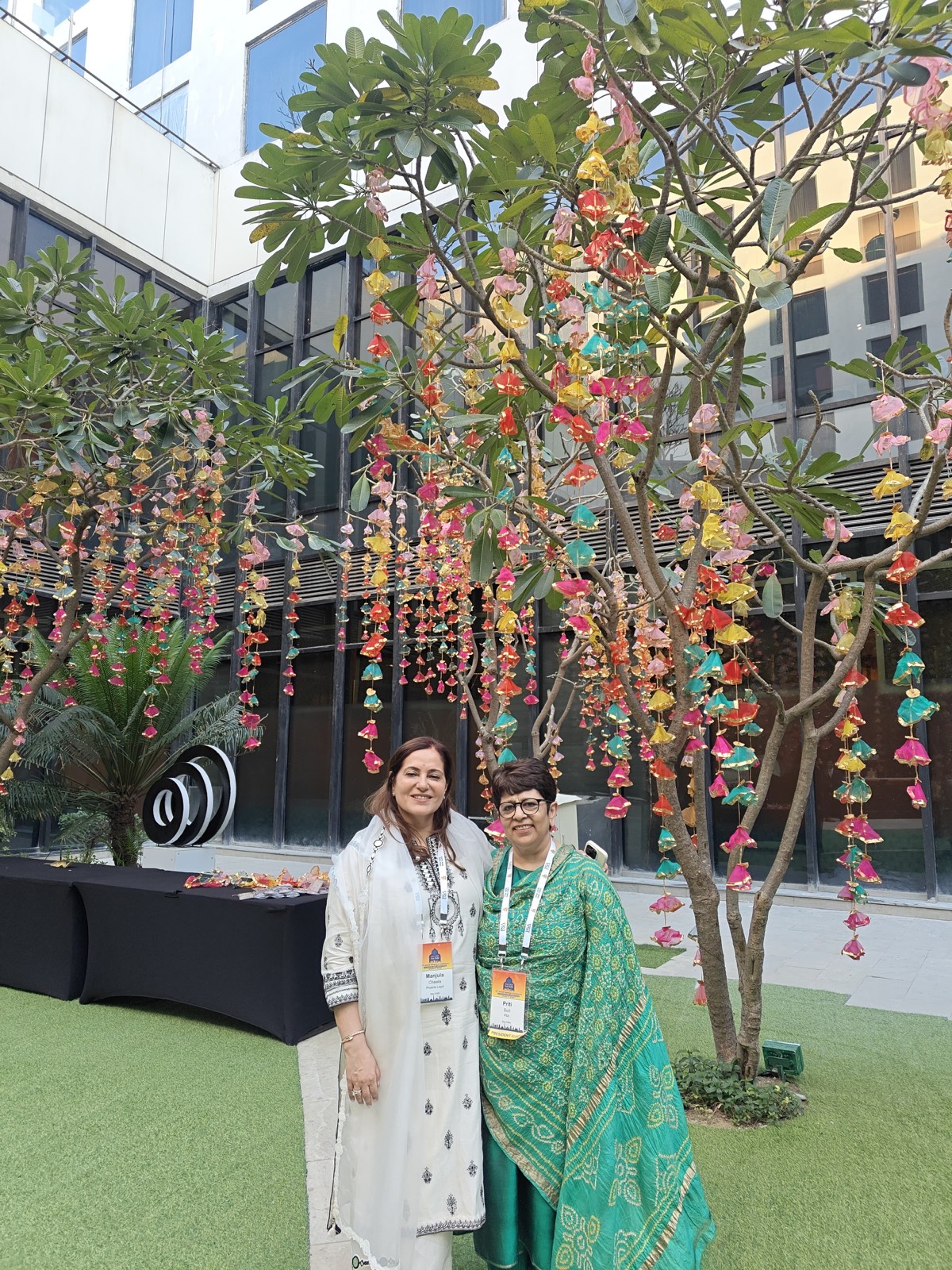 IPBA president-elect Priti Suri with Manjula Chawla of Phoenix Legal