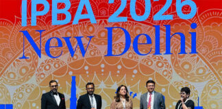 Gala dinner at the IPBA in New Delhi IPBA president Priti Suri congratulates IPBA committee members. From left: Rudra Kumar Pandey, Shardul Amarchand Mangaldas & Co, Saurav Kumar, CMS INDUSLAW, Manjula Chawla, Phoenix Legal and Upendra Nath Sharma, JSA
