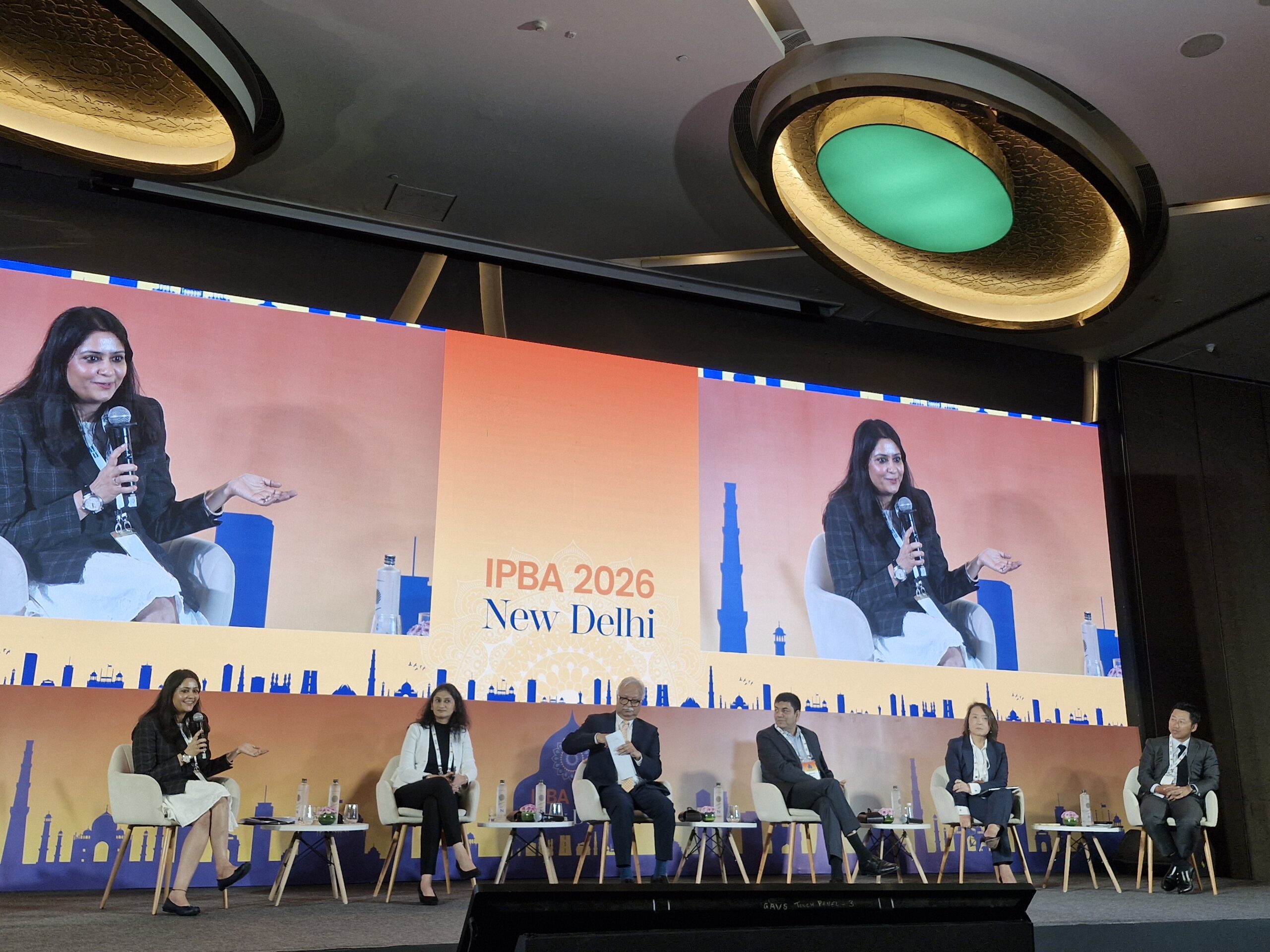 From left: JSA partner Nisha Kaur Uberoi; Bhavna Verma, vice president of strategy at Schneider Electric, CCI member Deepak Anurag; Manish Gupta, the chief information officer at Aditya Birla Group, Shin Jae Kim, partner at Tozzini Freire Advogados; and Takeshi Komatsu, the managing partner of Mori Hamada Singapore.