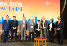 Lamp lighting ceremony shines on IPBA event with 850 attendees From left to right: Jack Li of Jin Mao Partners; James Jung, IPBA vice-president; JSA partner Upendra Nath Sharma; Indian Society of Law Firms President Lalit Bhasin; IPBA president-elect Priti Suri, IPBA outgoing president Michael Chu; Phoenix Legal senior partner Manjula Chawla; and Rudra Kumar Pandey, partner of Shardul Amarchand Mangaldas & Co.