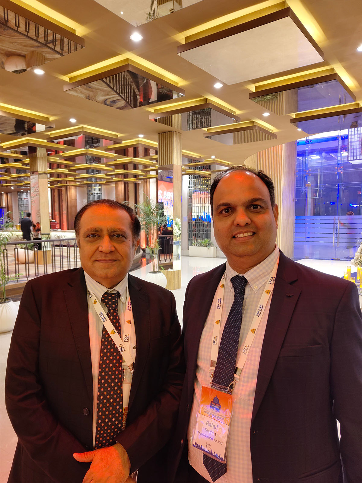 From left: Vineet Vij and Rahul Sharma, Tech Mahindra