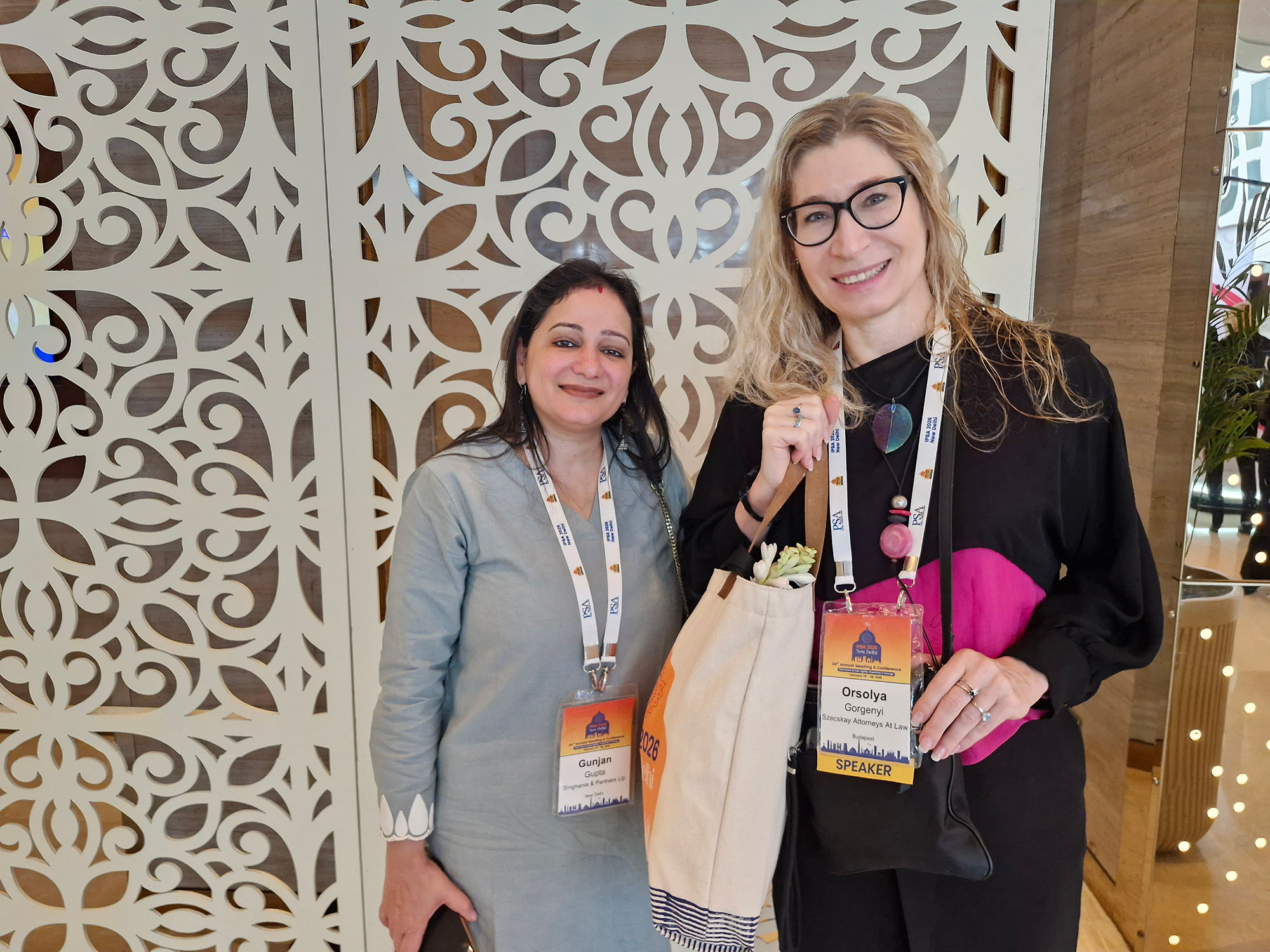 From left: Gunjan Gupta, partner at Singhania & Partners with Dr. Orsolya Görgényi, partner at Szecskay, Hungary