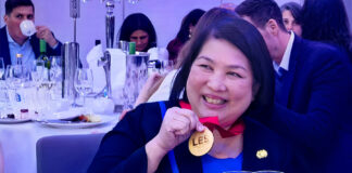 Cruz Marcelo MP is first Filipino LESI Gold Medal winner Patricia Bunye First Filipino LESI Gold Medal Winner