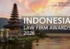 Make your nominations now for Indonesia Law Firm Awards 2026 Indonesia Law Firm Awards 2026 nomination