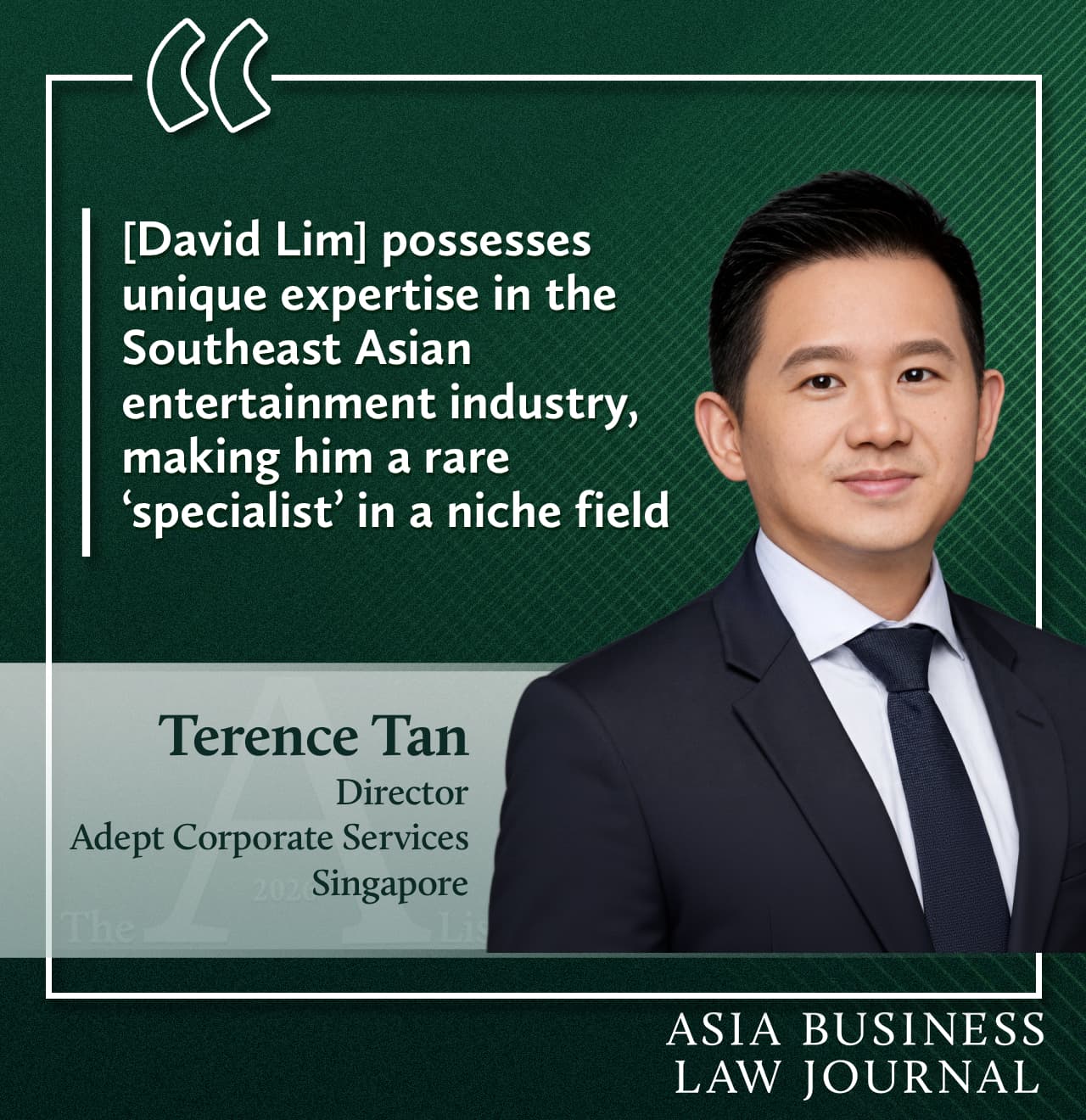Terence Tan Malaysia Alist