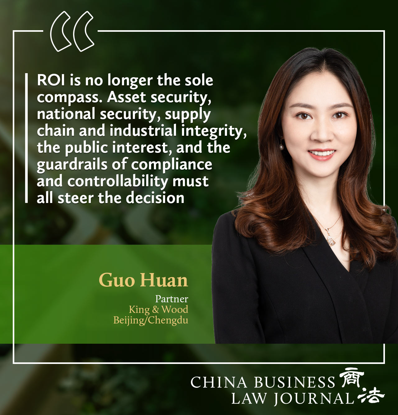 Guo Huan, King & Wood ENG